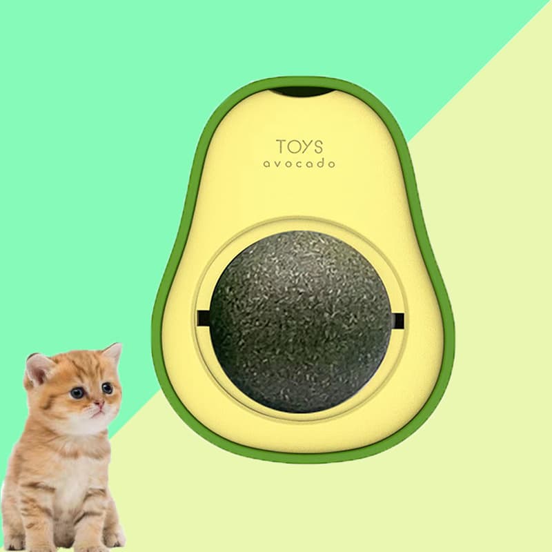 Juguete Interactivo Giratorio para Gatos Catnip 360°
