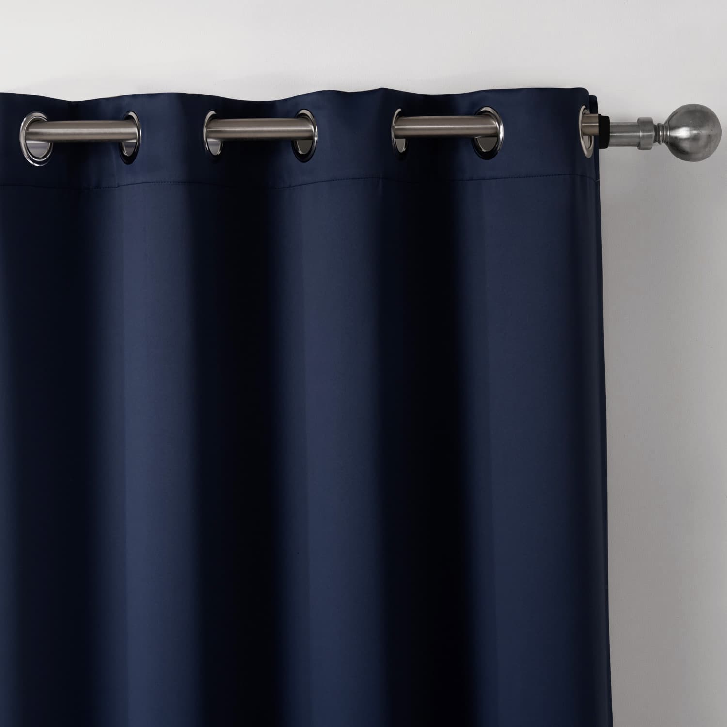 Cortinas Opacas Estampadas Azul Oscuro