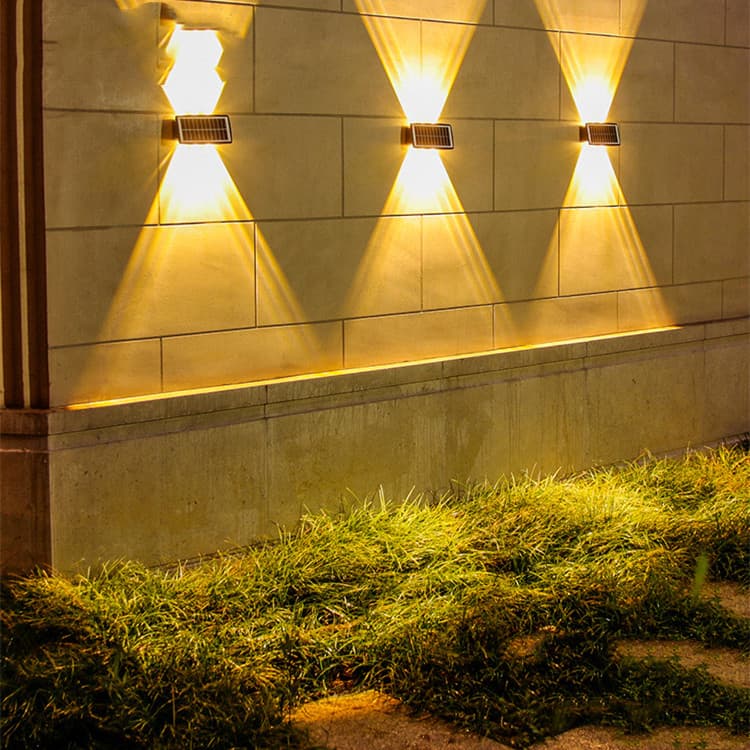 Luces LED Solares Impermeables para Pared Exterior