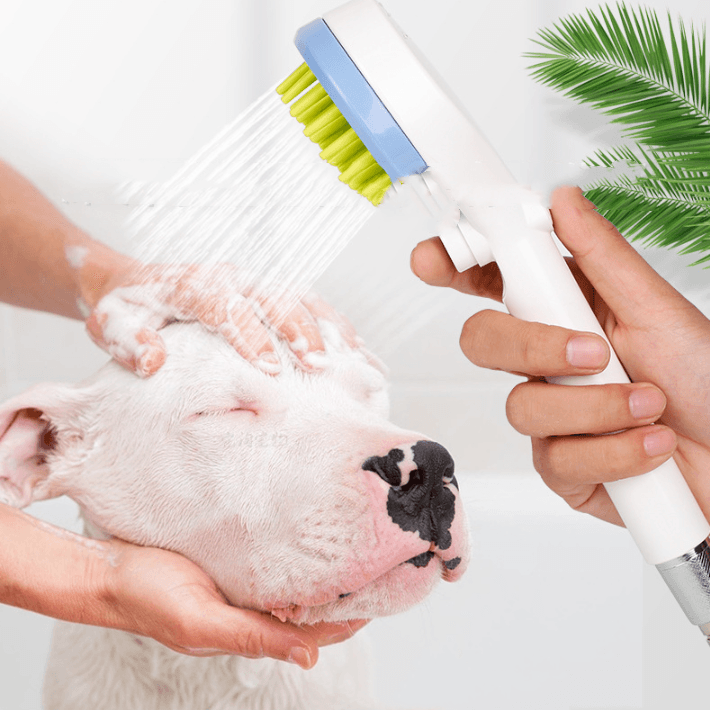 Cepillo de Baño Multiusos para Mascotas con Cabezal Ducha