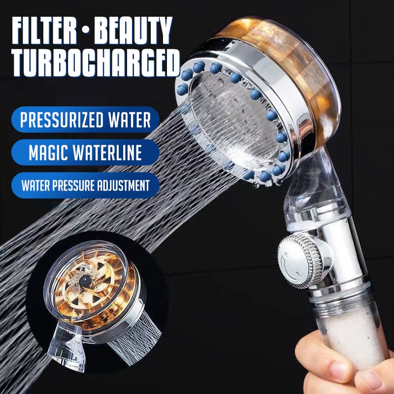 Alcachofa de Ducha Presurizada Turbo Ahorro de Agua