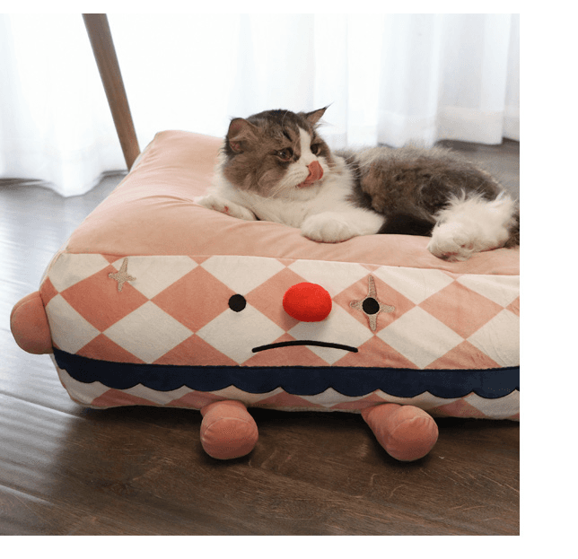 Cama Acogedora para Mascotas Clown