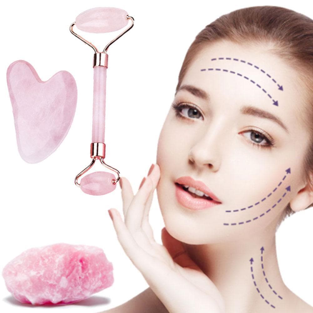Gua Sha de Piedra Natural para Masaje Facial