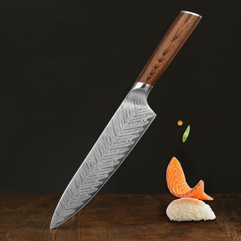 Cuchillo de Cocina Damasco Acero Inoxidable