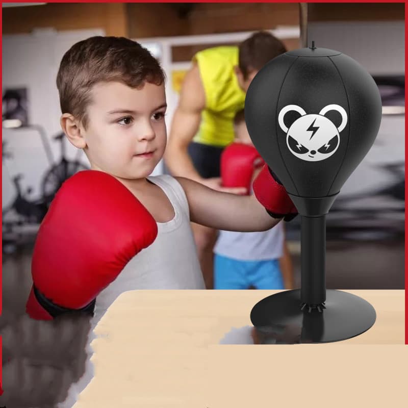 Balón de Reflejos de Boxeo con Ventosa de Sujeción