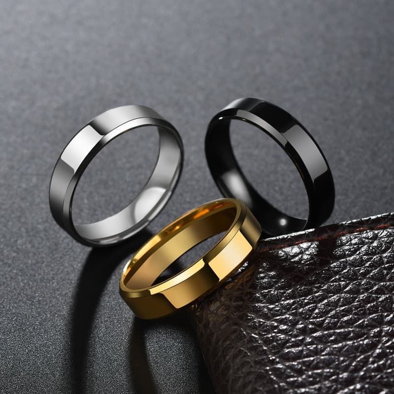 Anillos de Pareja en Acero Inoxidable