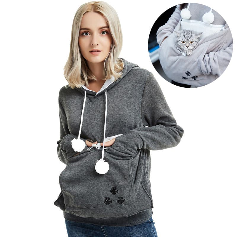 Sudadera con bolsillo para mascotas