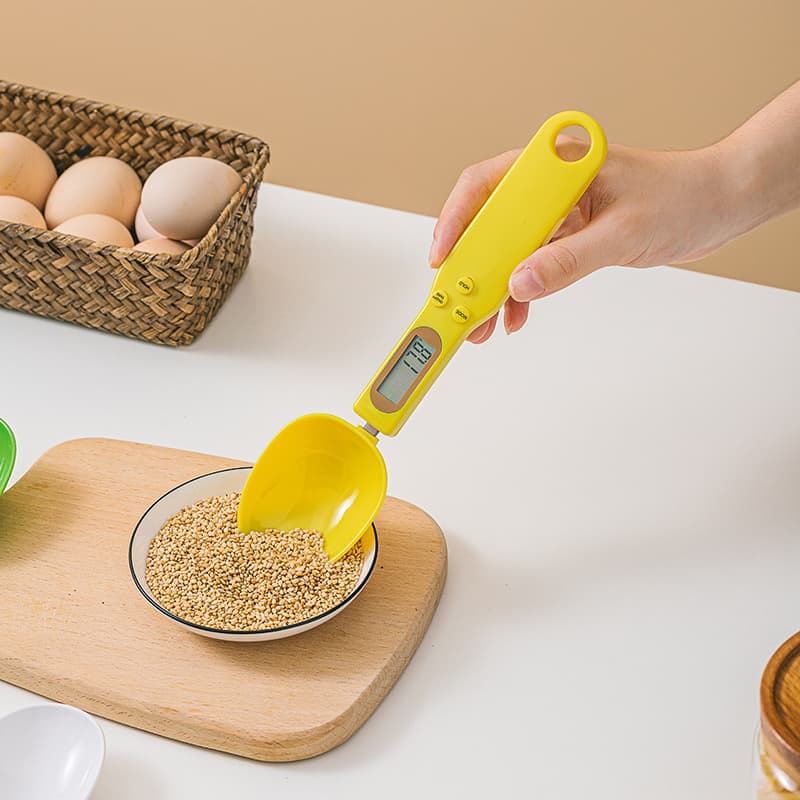 Balanza de Cocina Digital con Cuchara LCD