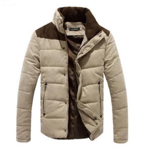 Abrigo Parka Cálido Resistente al Viento para Hombre