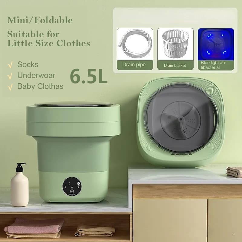 Mini Lavadora Portátil Plegable para Ropa Interior