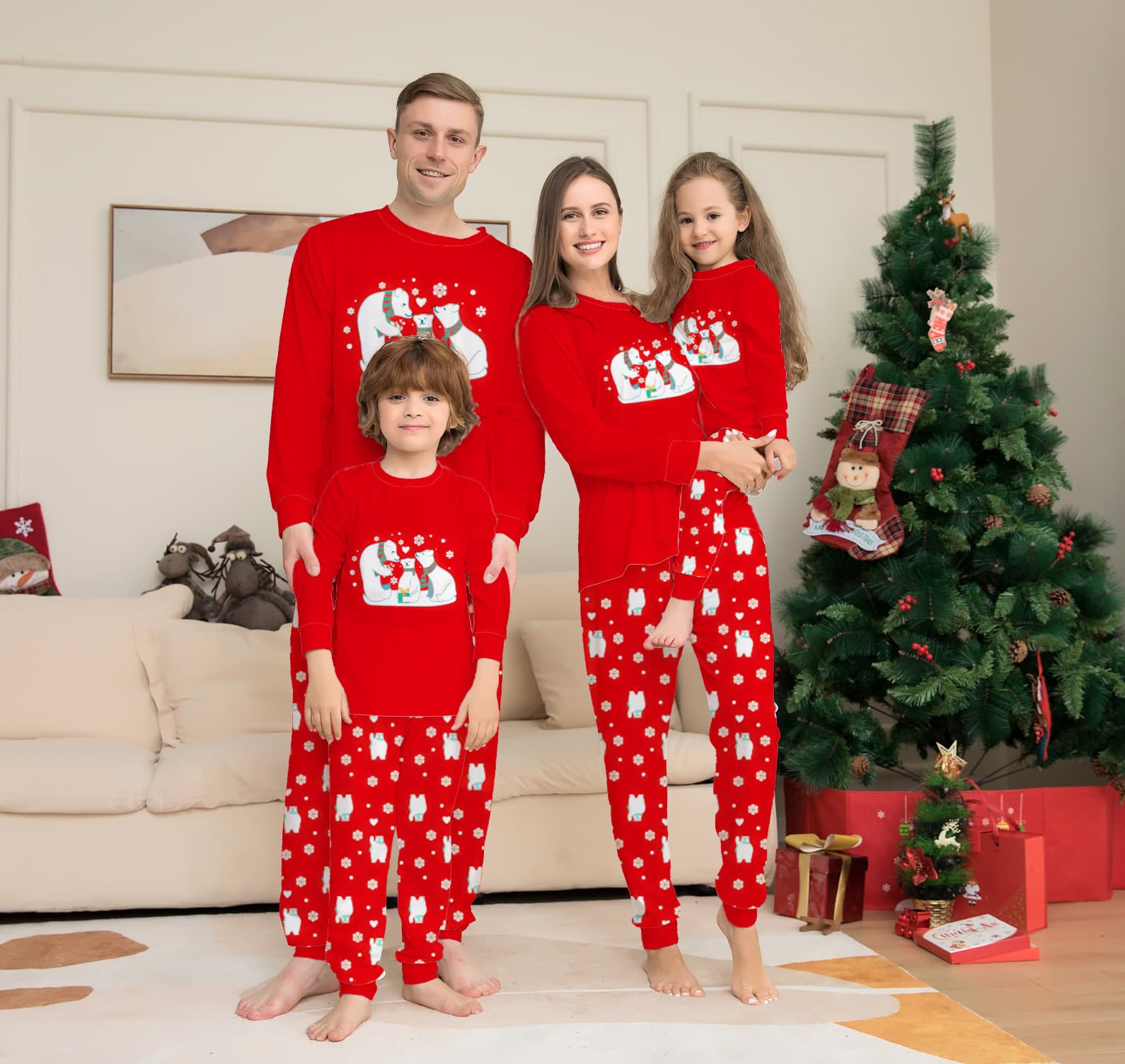 Pijamas Navideños Familiares a Juego