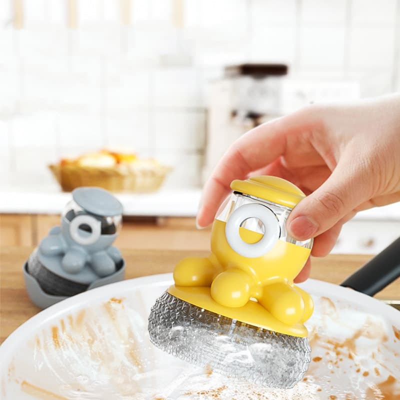 Cepillo Limpiador Pulpo Automático con Dispensador