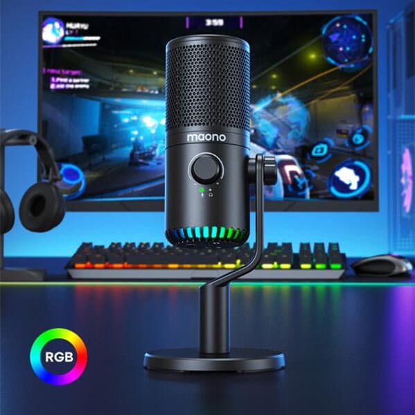 Micrófono Gaming USB de Sobremesa Profesional