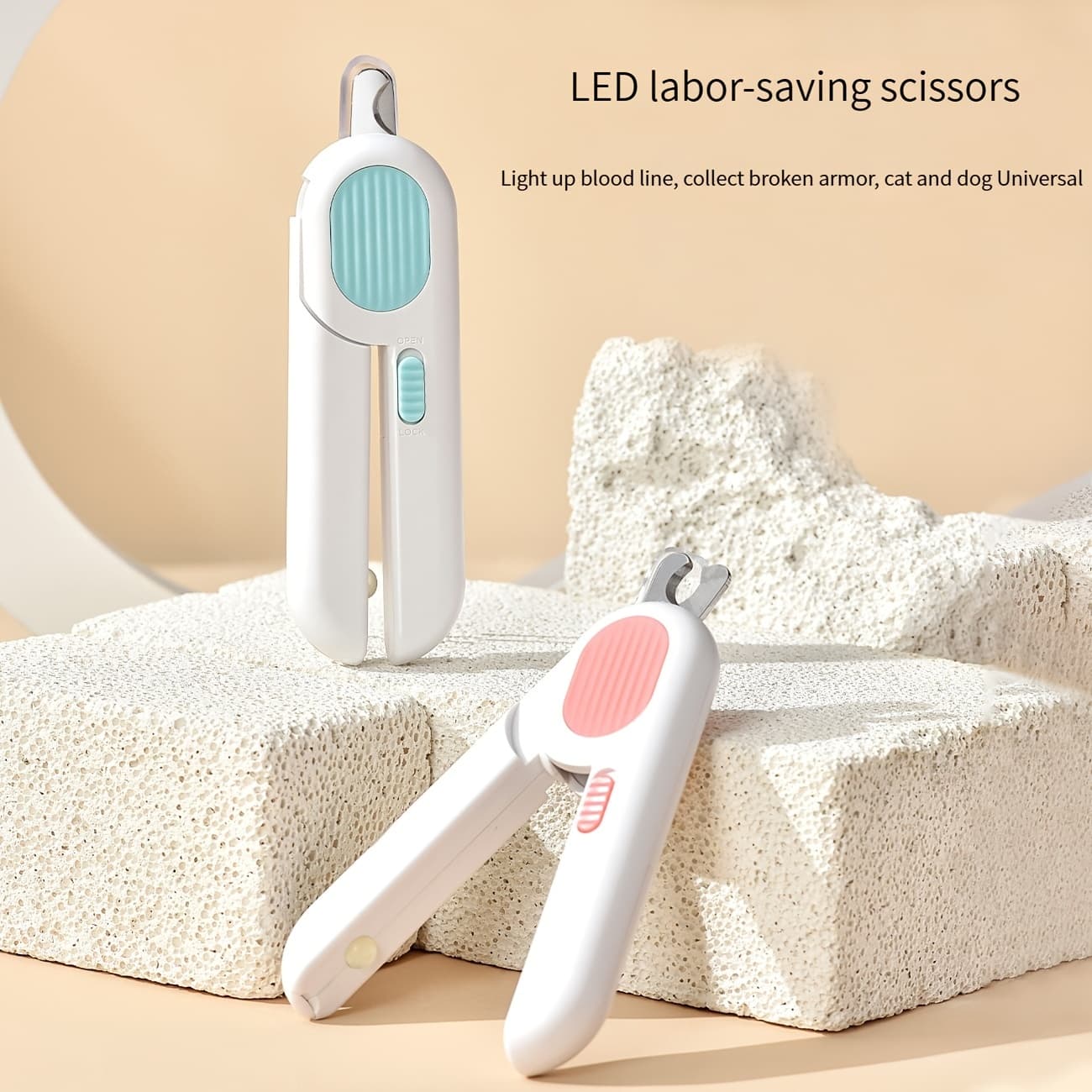 Cortauñas para Mascotas con Luz LED