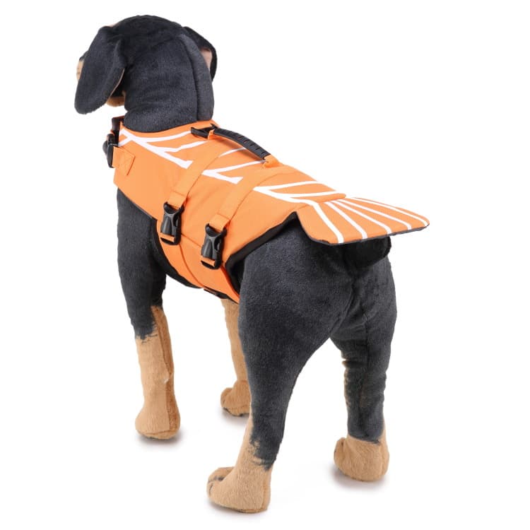 Chaleco de baño con flotador para perros