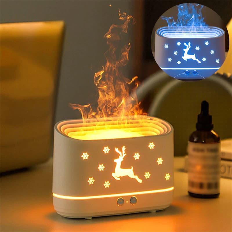 Humidificador Difusor Elk Flame con Luz Ambiental Silencioso