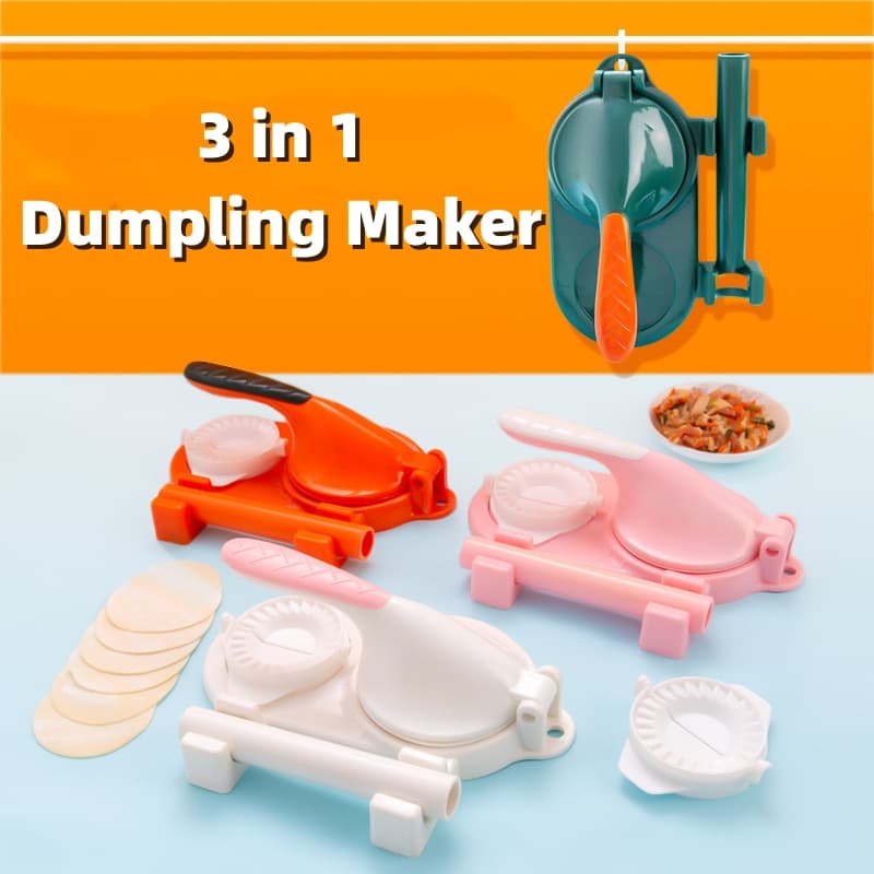 Molde 3 en 1 para Dumplings - Herramienta de Cocina Portátil