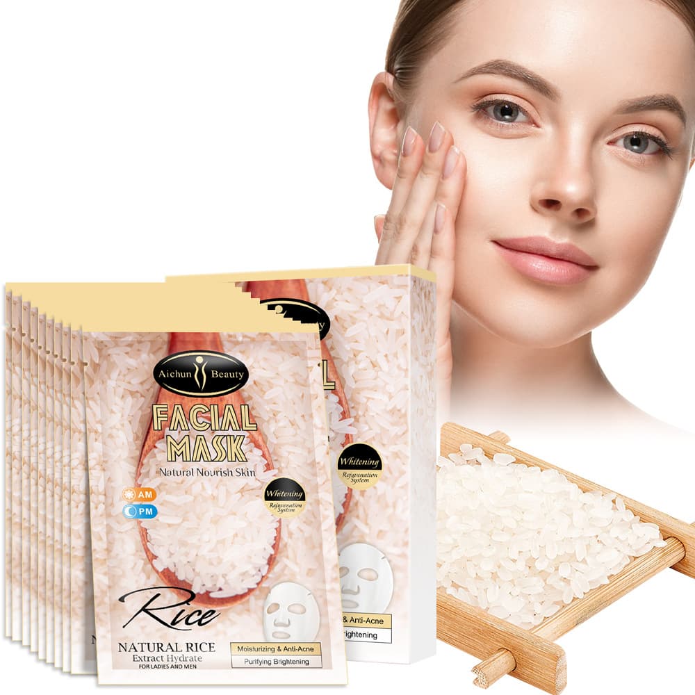 Mascarilla de Arroz para el Cuidado de la Piel