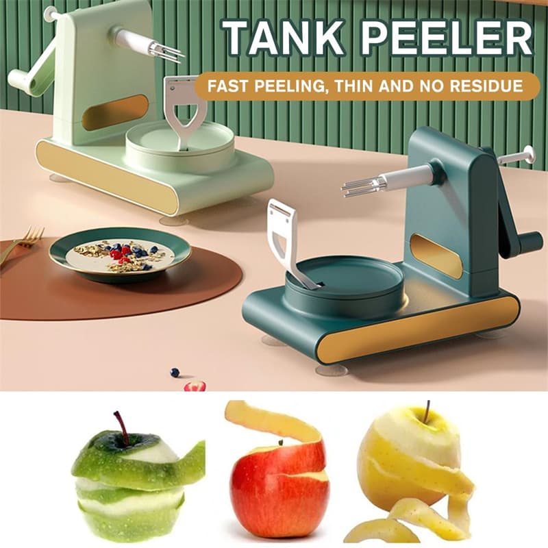 Pelador Multifunción Manual con Cuchillas para Frutas y Verduras