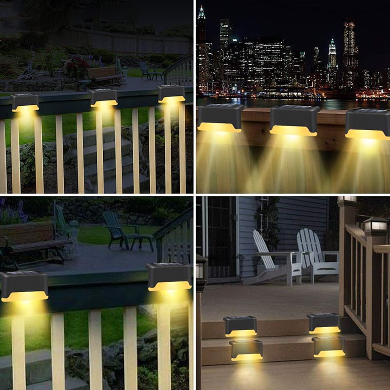Lámpara Solar LED Impermeable para Escaleras y Senderos