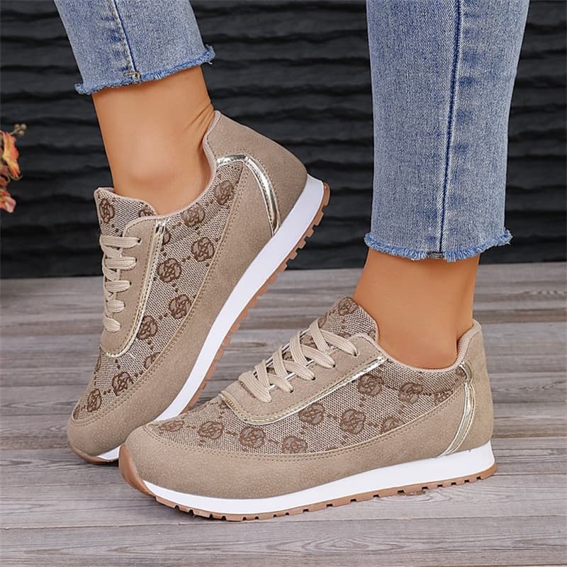 Zapatillas Deportivas Mujer con Estampado Floral
