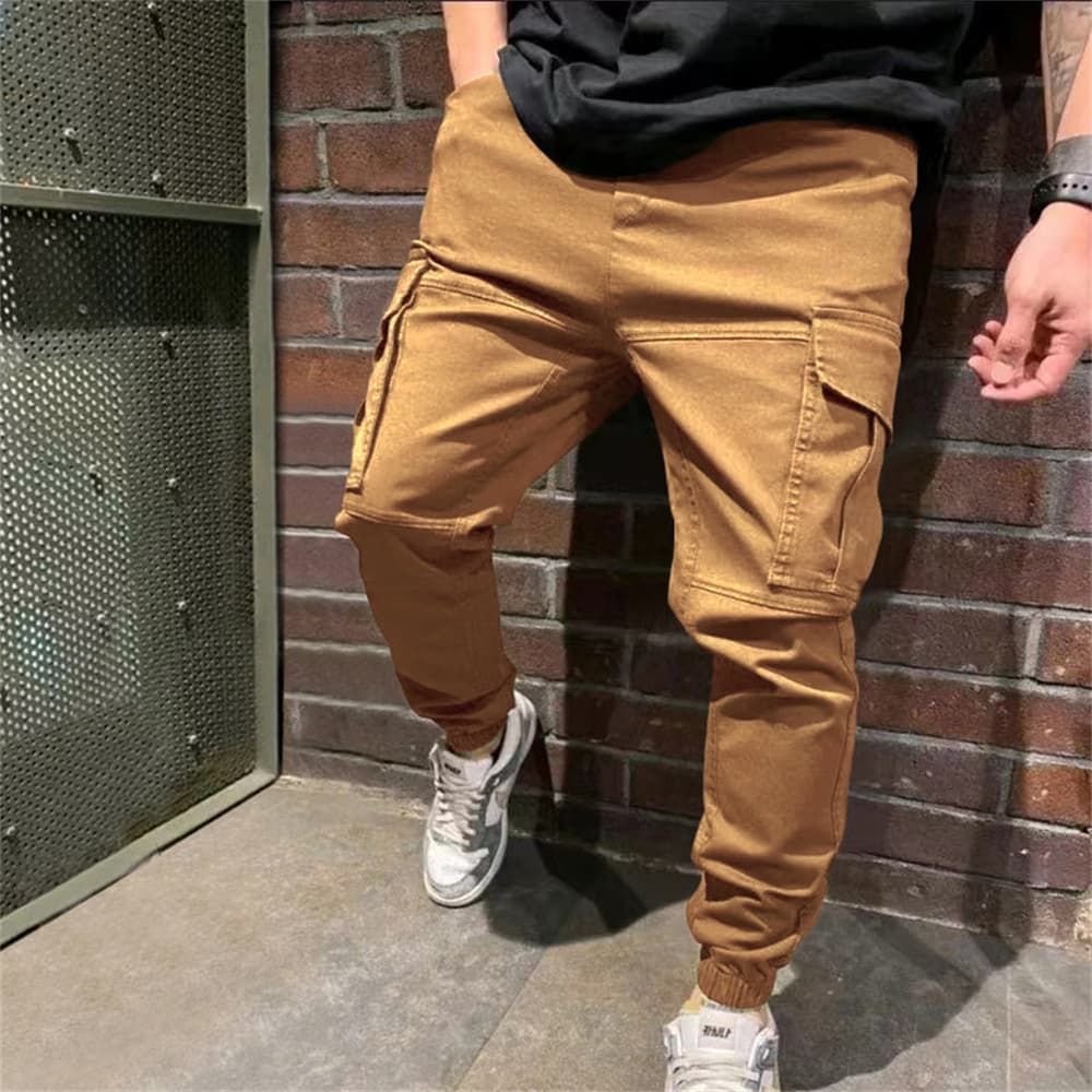 Pantalón de Cargo Deportivo para Hombre con Bolsillos