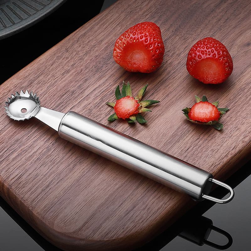 Removedor de tallos para fresas de acero inoxidable