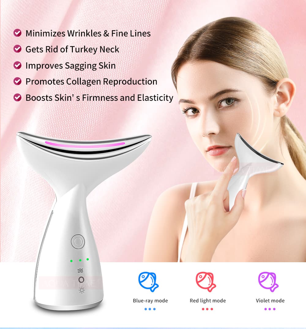 Dispositivo de Microcorriente LED para Lifting Facial y Cuello