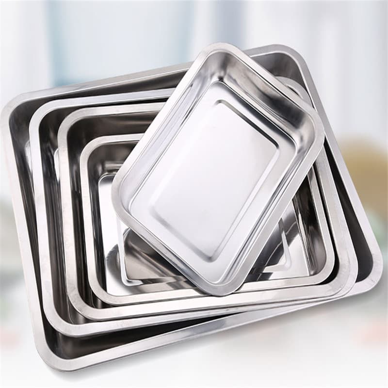 Bandejas de Acero Inoxidable para Cocina y Barbacoa