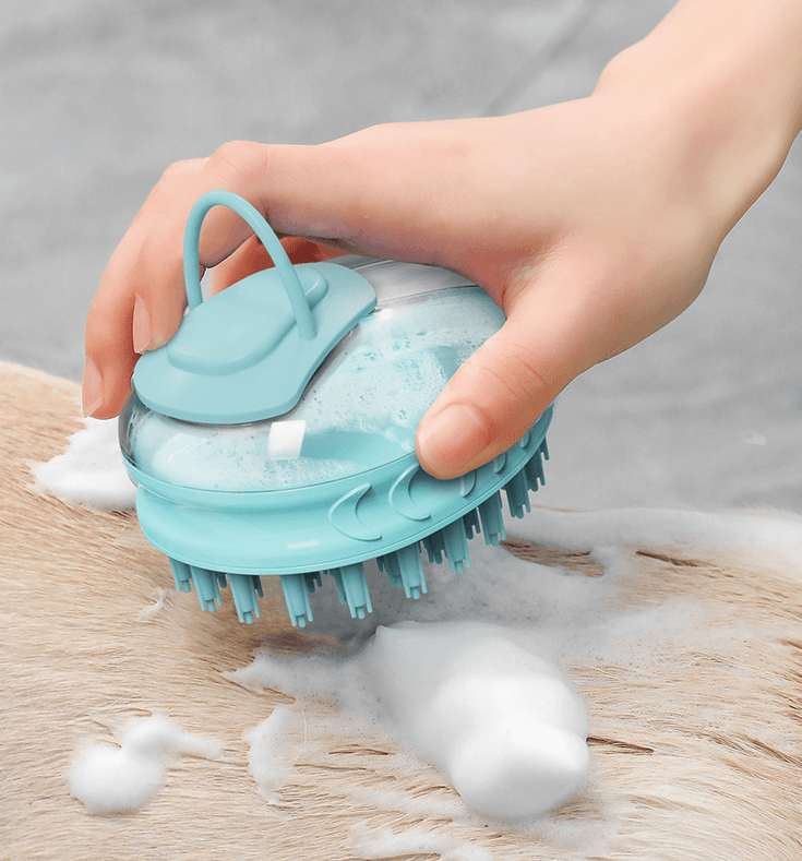 Cepillo de Baño y Masaje para Perros
