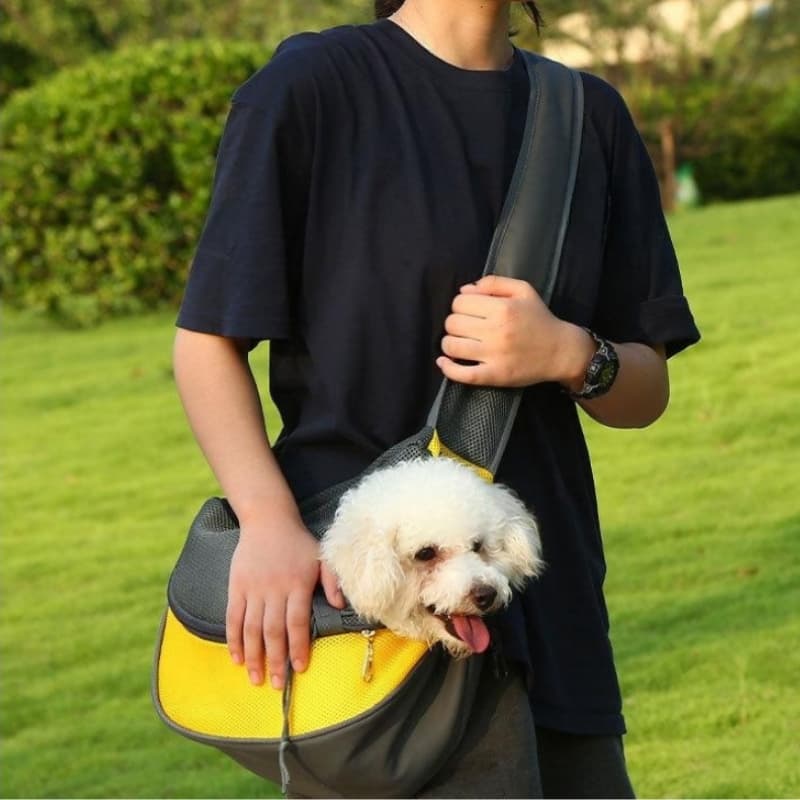 Bolsa Transportadora para Mascotas con Bandolera Mesh Oxford