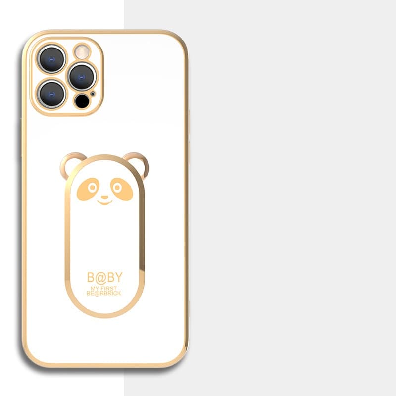 Funda Móvil Panda con Anillo Magnético