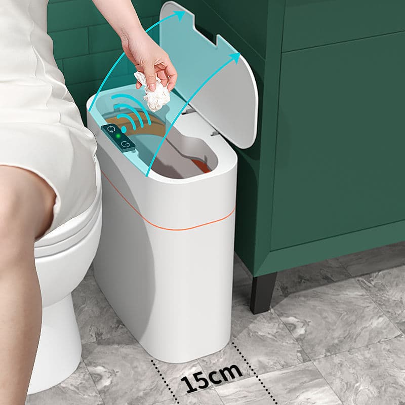 Cubo de Basura Inteligente con Tapa Automática