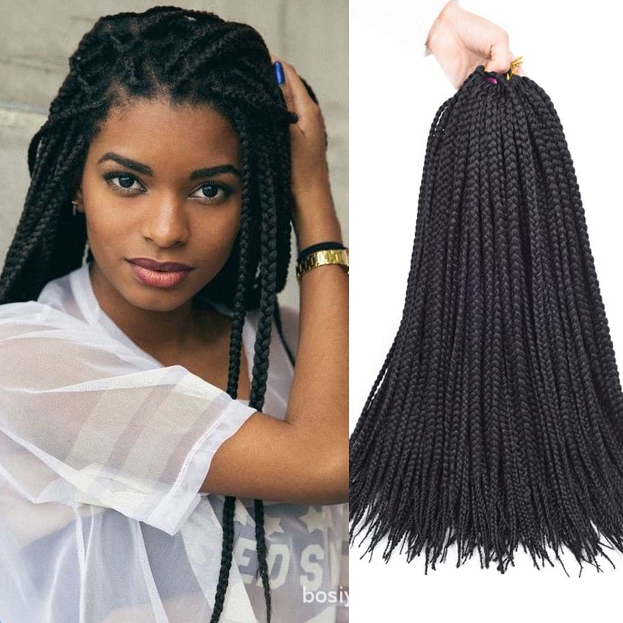 Extensiones de Cabello Crochet Senegal Box Braids