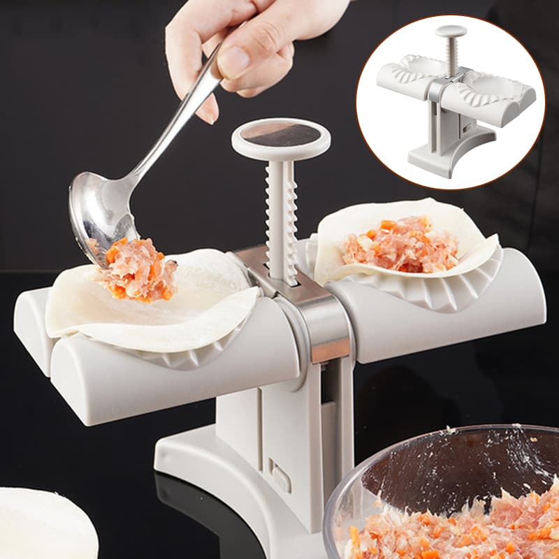 Molde Doble para Dumplings - Prensador Manual