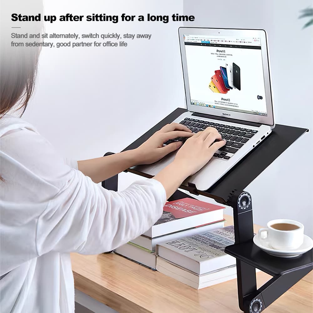 Mesa Plegable Ajustable para Cama en Aleación de Aluminio