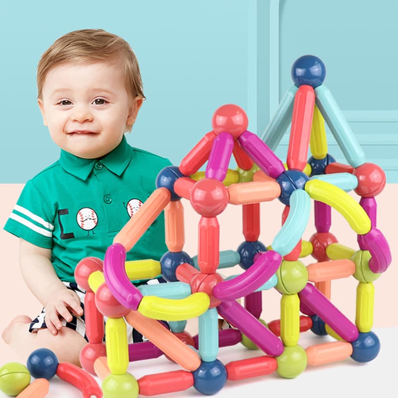 Bloques Magnéticos de Construcción para Niños