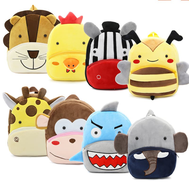Mochila infantil de animales para guardería y preescolar