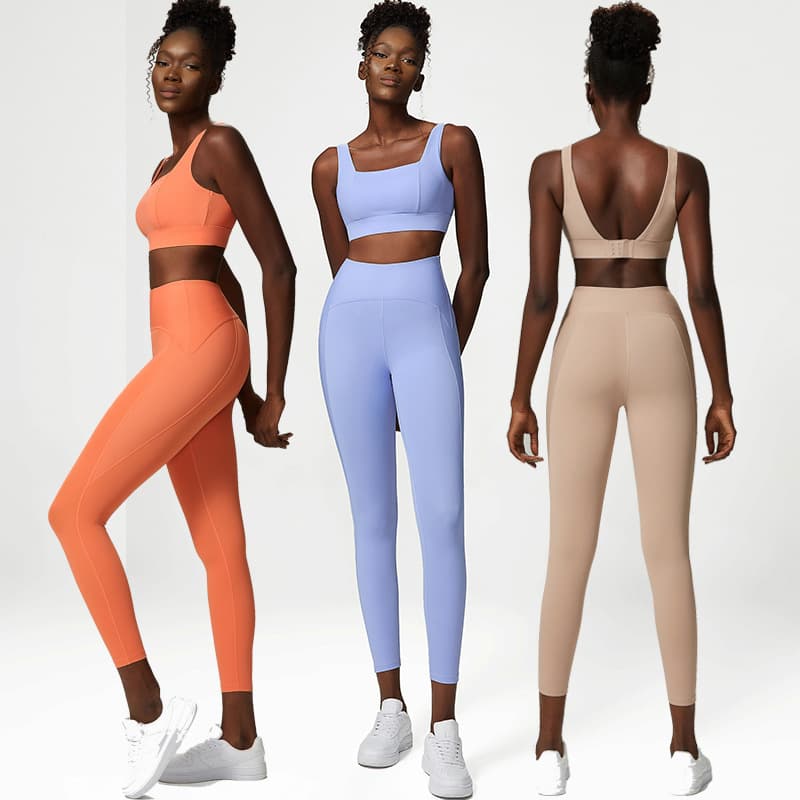 Conjunto Deportivo Yoga Mujer Color Nude