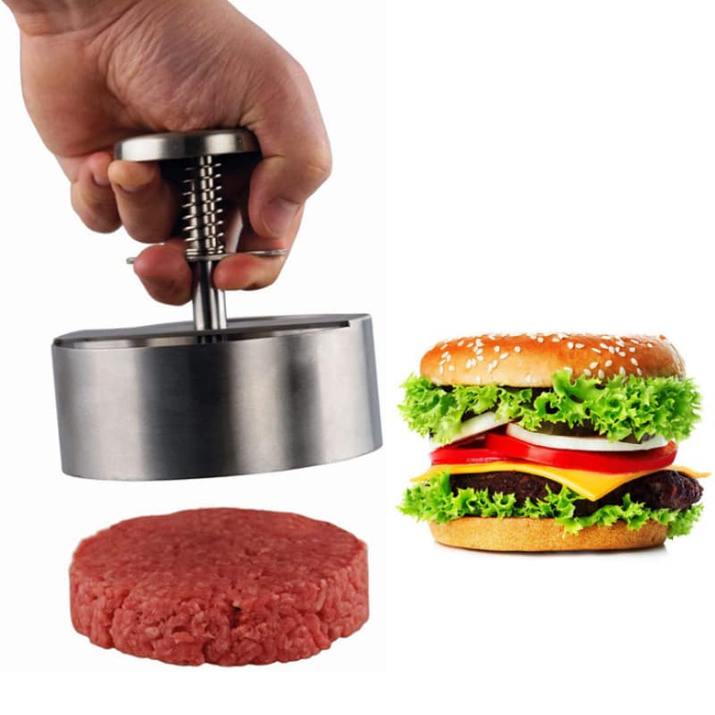Molde para Hamburguesas de Acero Inoxidable