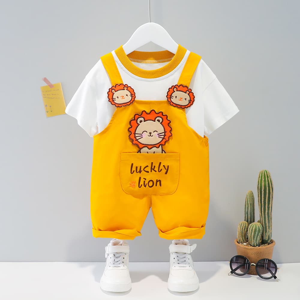 Peto Infantil de Verano Cartoon Manga Corta