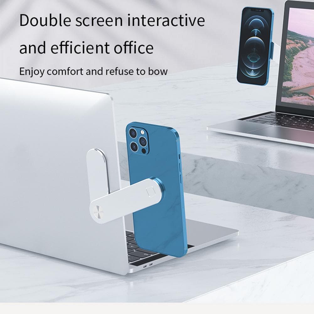 Soporte Magnético Ajustable para Laptop y Teléfono