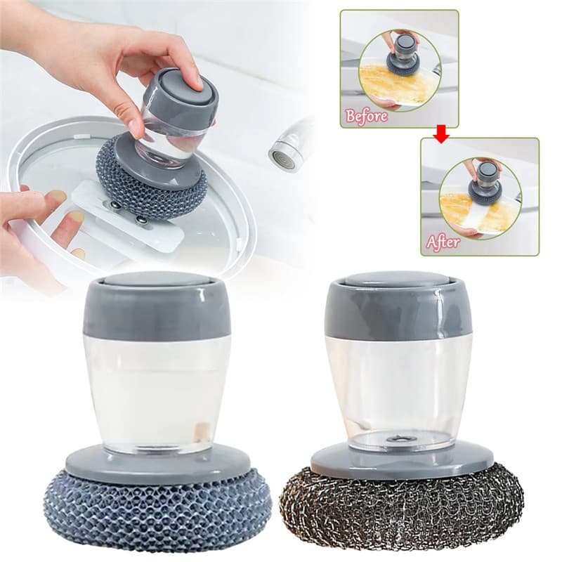 Cepillo Dispensador de Jabón para Cocina