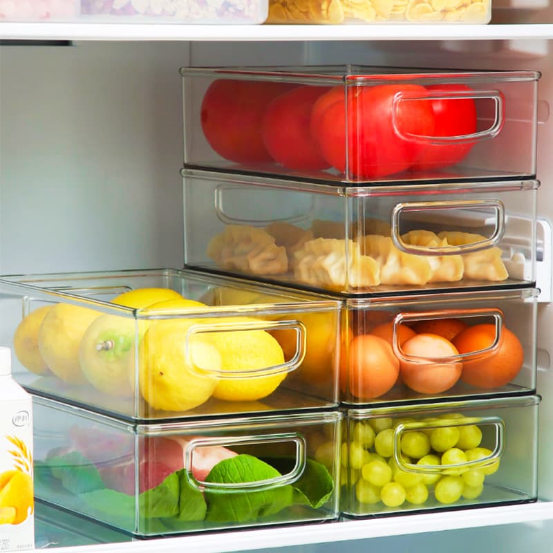 Caja Transparente de Almacenamiento para Refrigerador