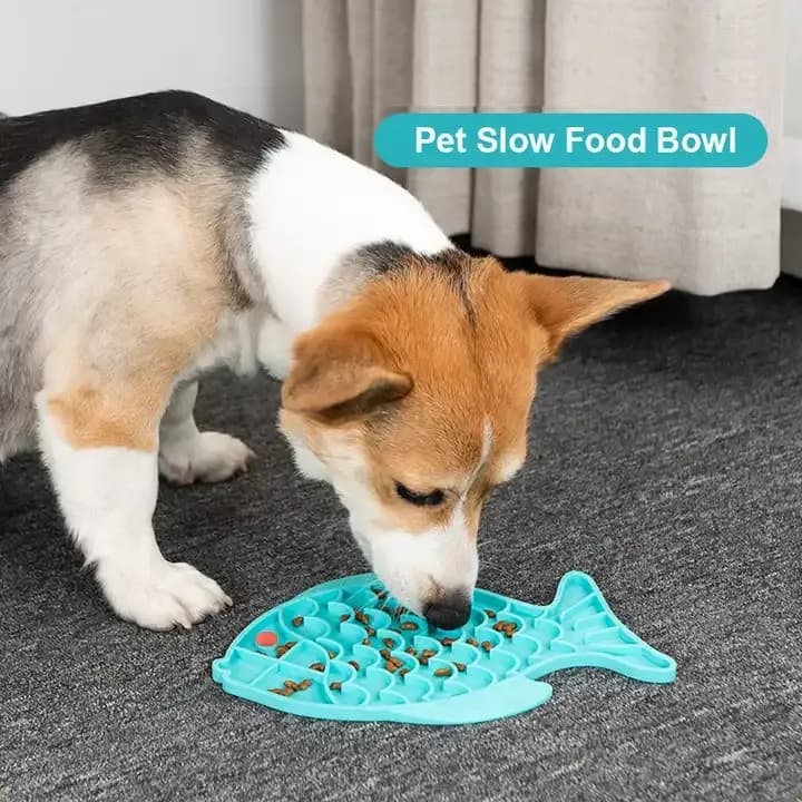 Tapete de Silicona Dispensador de Alimentos para Perros