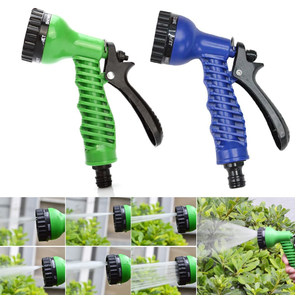 Manguera Telescópica de Látex Natural con Pistola de Agua