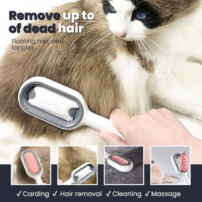 Peine Quitapelusas para Gatos con Toallitas Desechables