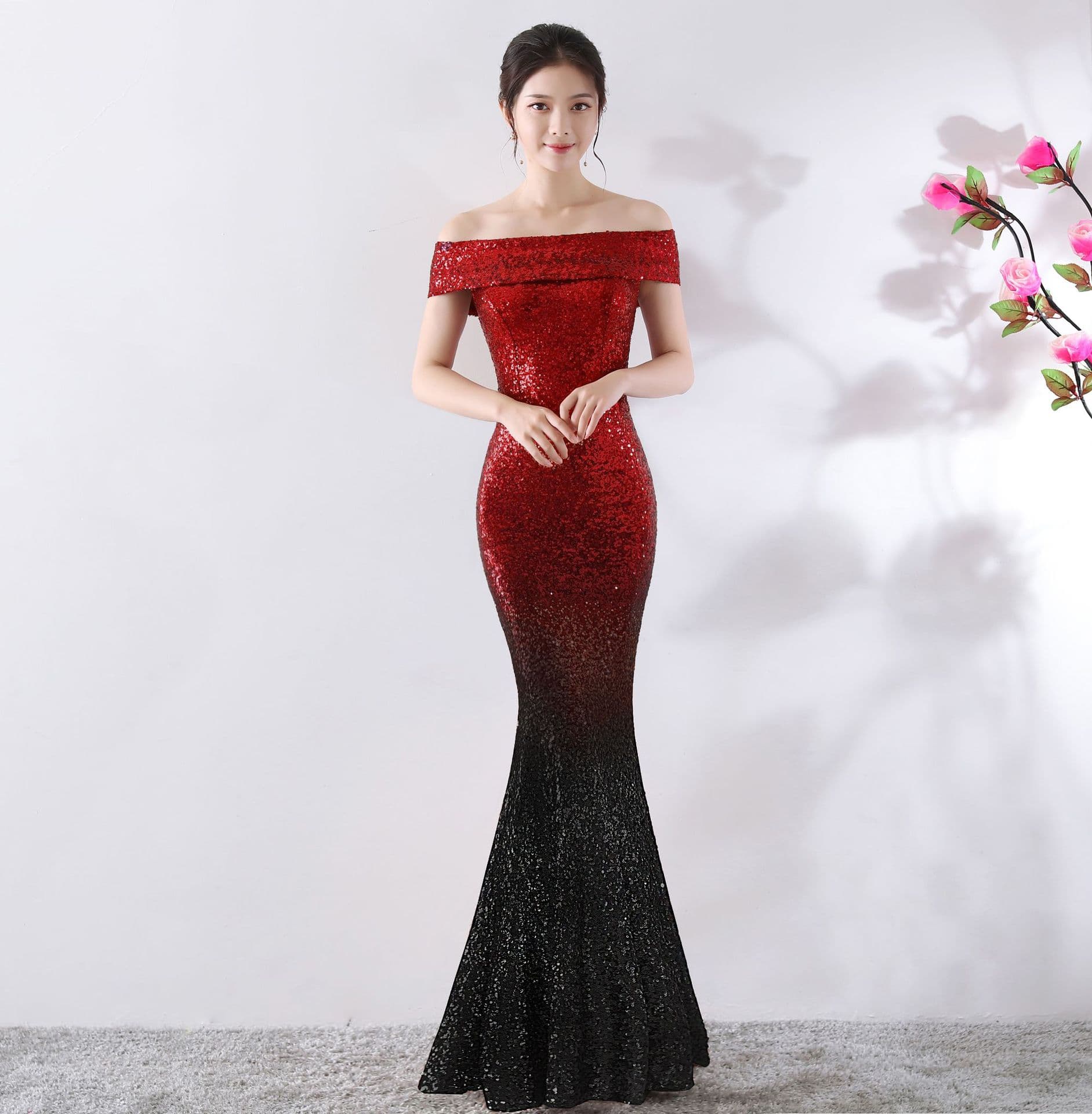 Vestido Largo Evasé para Fiestas y Celebraciones