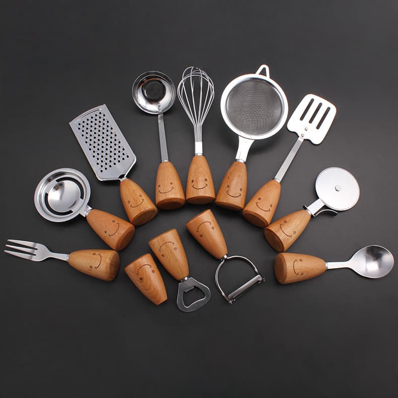 Set 12 Herramientas de Cocina Acero Inoxidable