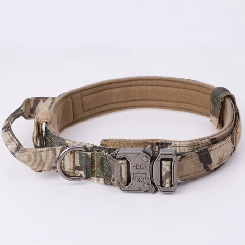 Collar Táctico Ajustable para Perros K9